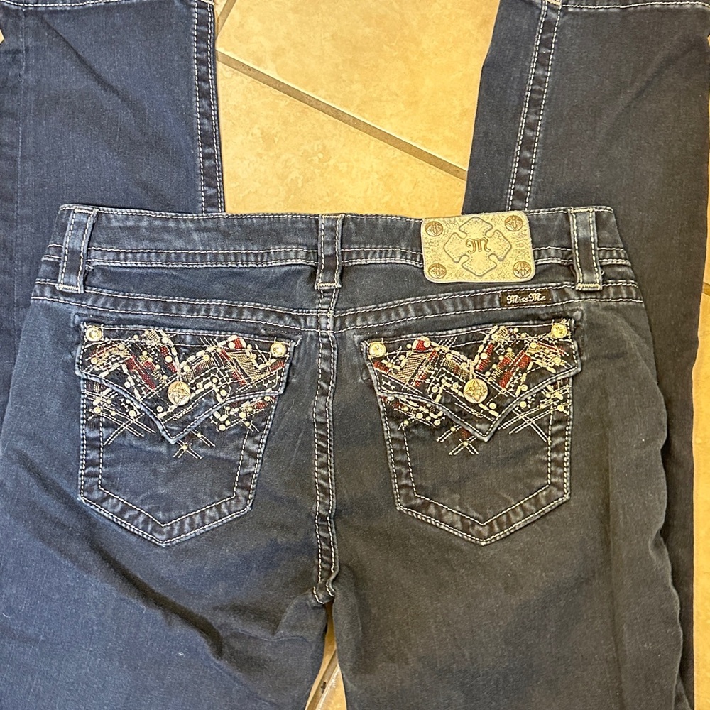 Miss Me Women's Dark Blue Boot Cut Jeans